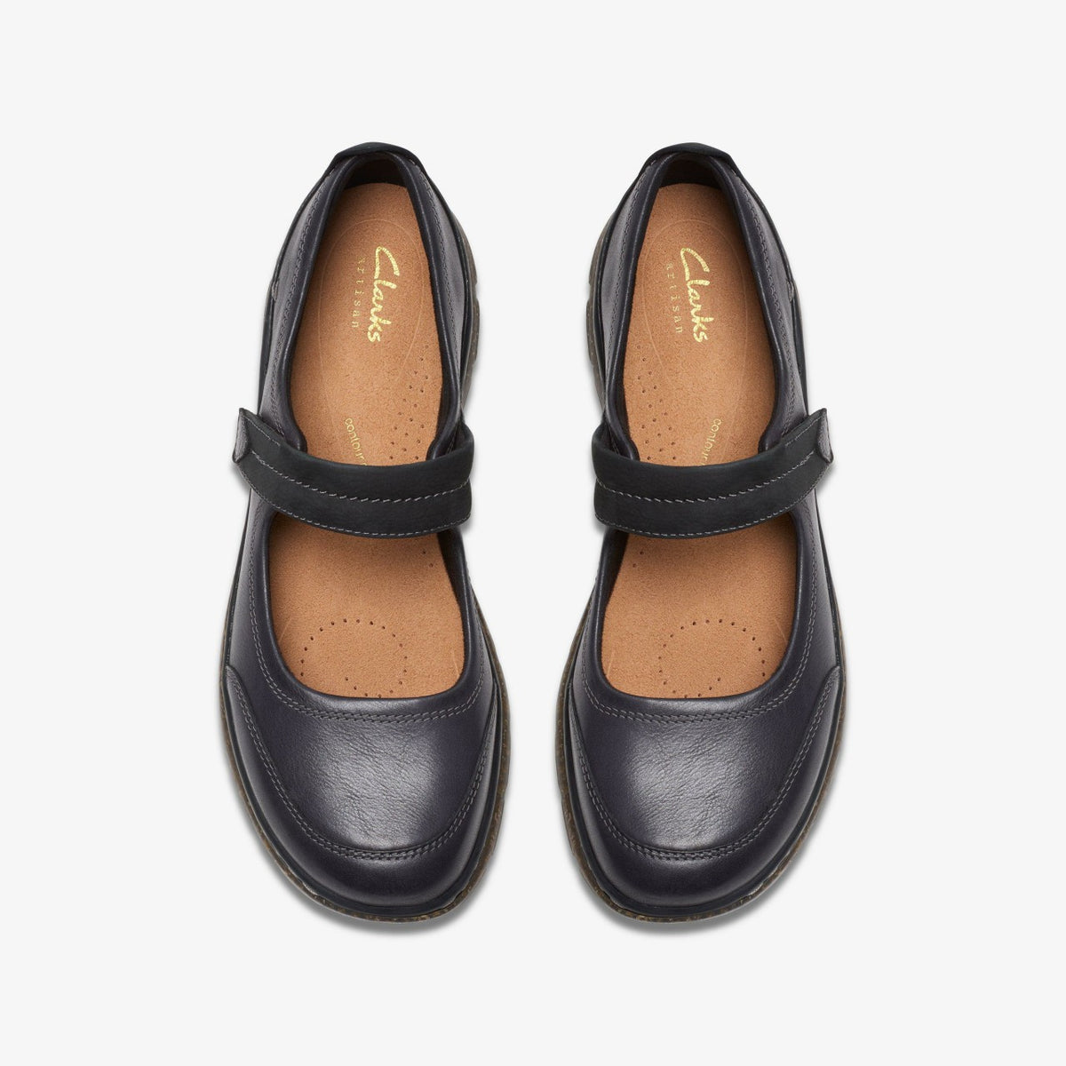 Orlene Jane Black Leather - Clarks Women