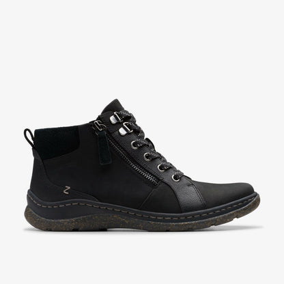 Orlene Top Waterproof Black Nubuck - Clarks Women