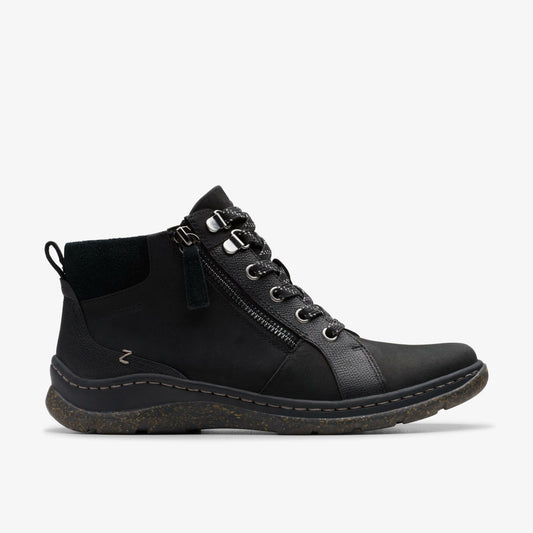 Orlene Top Waterproof Black Nubuck - Clarks Women