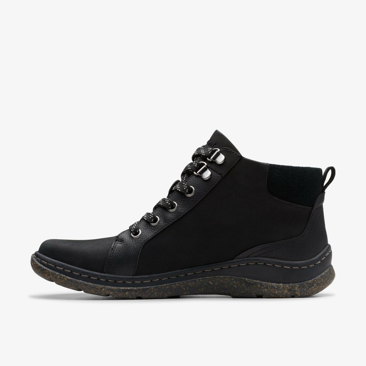 Orlene Top Waterproof Black Nubuck - Clarks Women