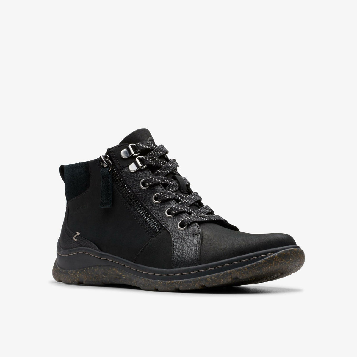 Orlene Top Waterproof Black Nubuck - Clarks Women