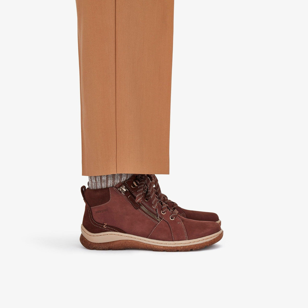 Orlene Top Waterproof British Tan Nubuck - Clarks Women