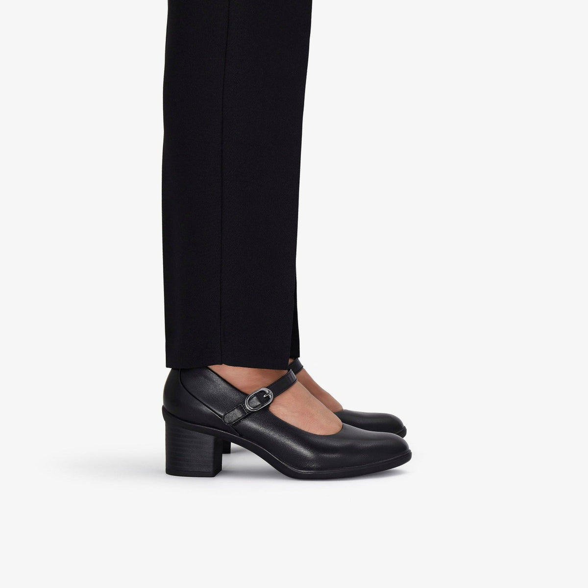 Shaya Jane Black Leather - Clarks Women