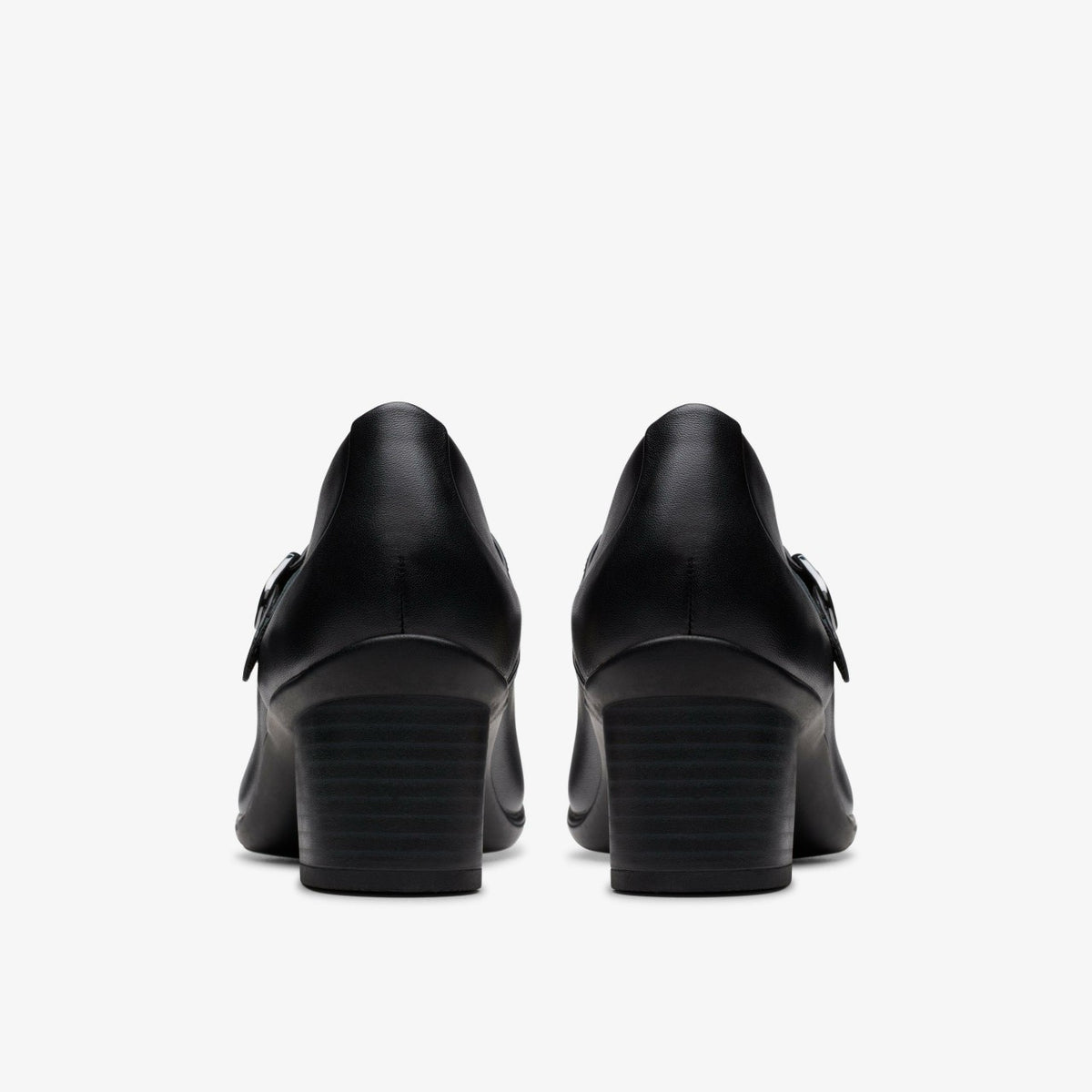 Shaya Jane Black Leather - Clarks Women