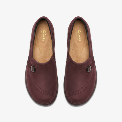 Certina Ease Wine Nubuck - Clarks Women