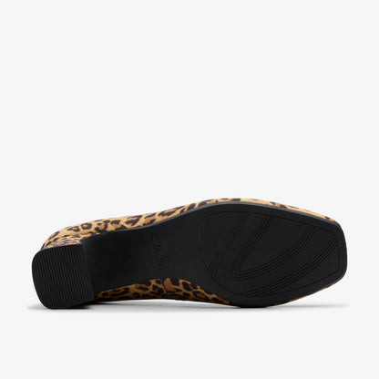Fernie Court Leopard Suede - Clarks Women