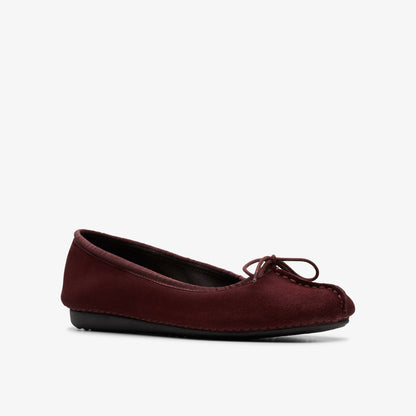 Freckle Ice Merlot Suede - Clarks Women