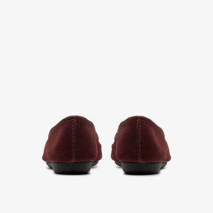 Freckle Ice Merlot Suede - Clarks Women