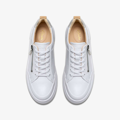 Hollyhock Zip Silver Combination Leather - Clarks Women