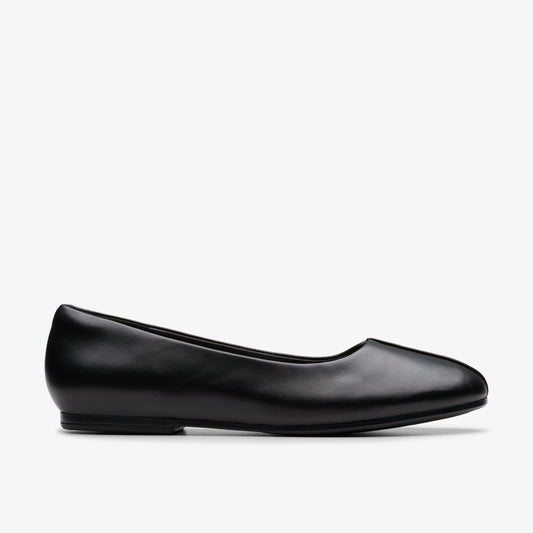 Livia Lily Black Leather - Clarks Women