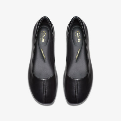 Livia Lily Black Leather - Clarks Women