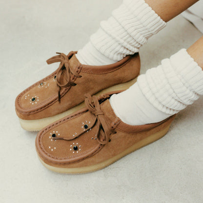 Wallacraft Bee Brown/Orange Suede - Clarks Women