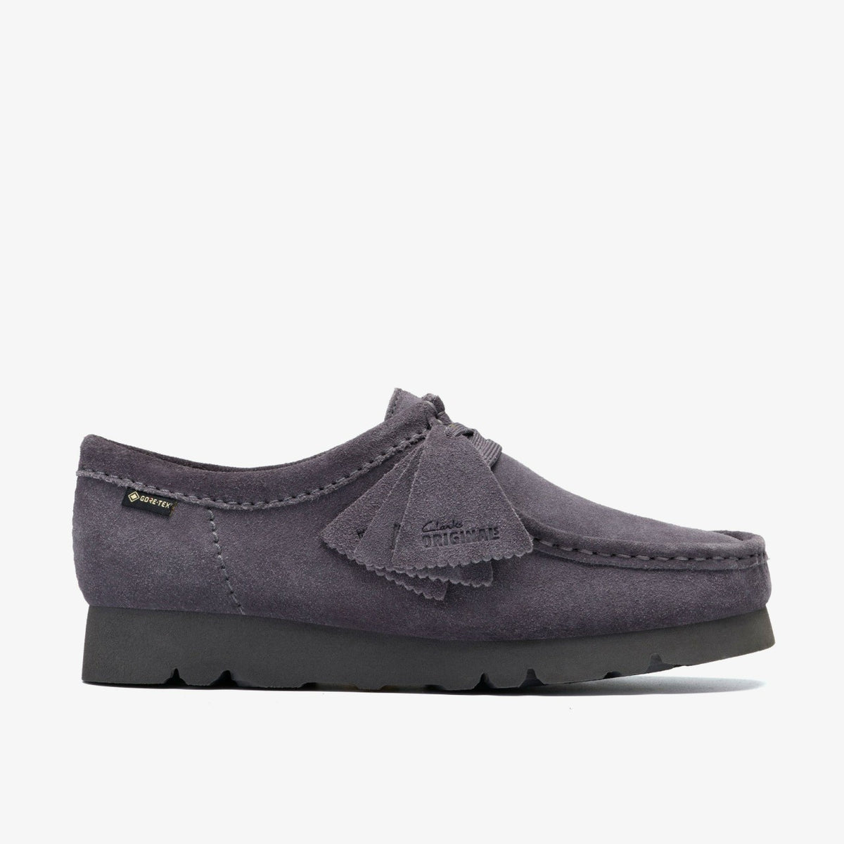 Wallabee GORE-TEX Purple Grey Suede - Clarks Women