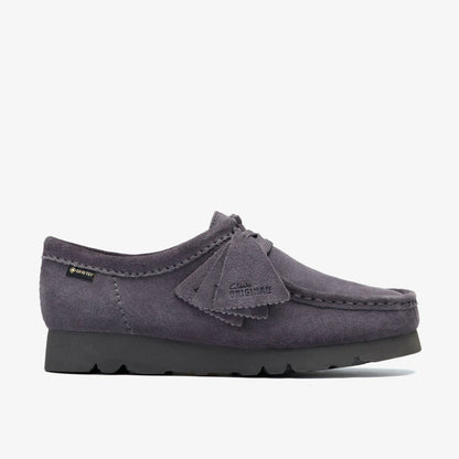 Wallabee GORE-TEX Purple Grey Suede - Clarks Women