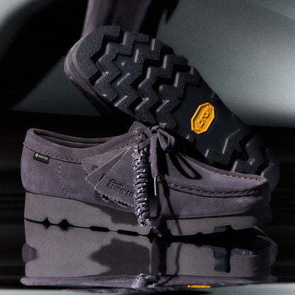 Wallabee GORE-TEX Purple Grey Suede - Clarks Women