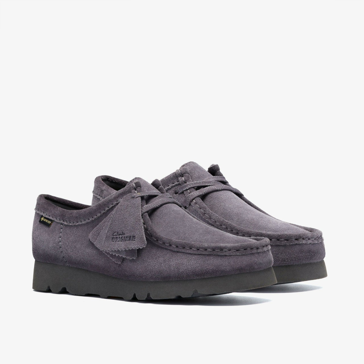 Wallabee GORE-TEX Purple Grey Suede - Clarks Women