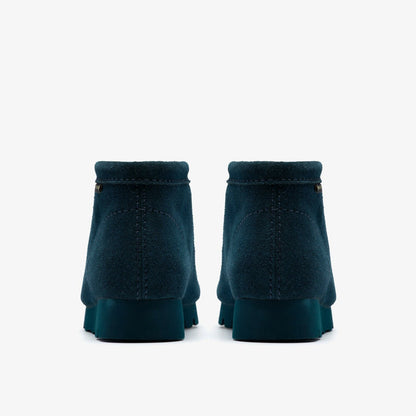 Wallabee Boot GORE-TEX Dark Teal Suede - Clarks Women