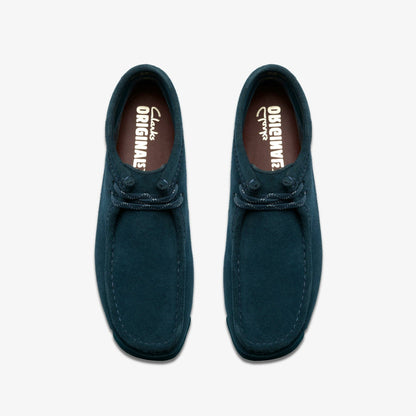 Wallabee Boot GORE-TEX Dark Teal Suede - Clarks Women
