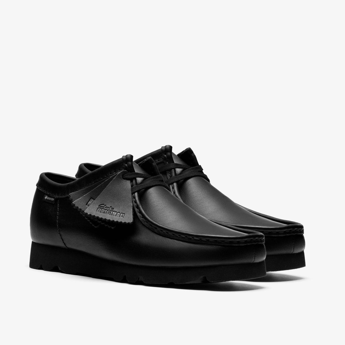 Wallabee GORE-TEX Black/Black Leather - Clarks Men