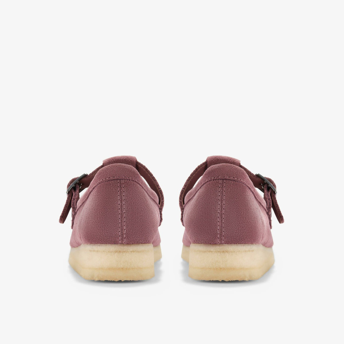 Wallabee T Bar Rose Brown Suede - Clarks Women
