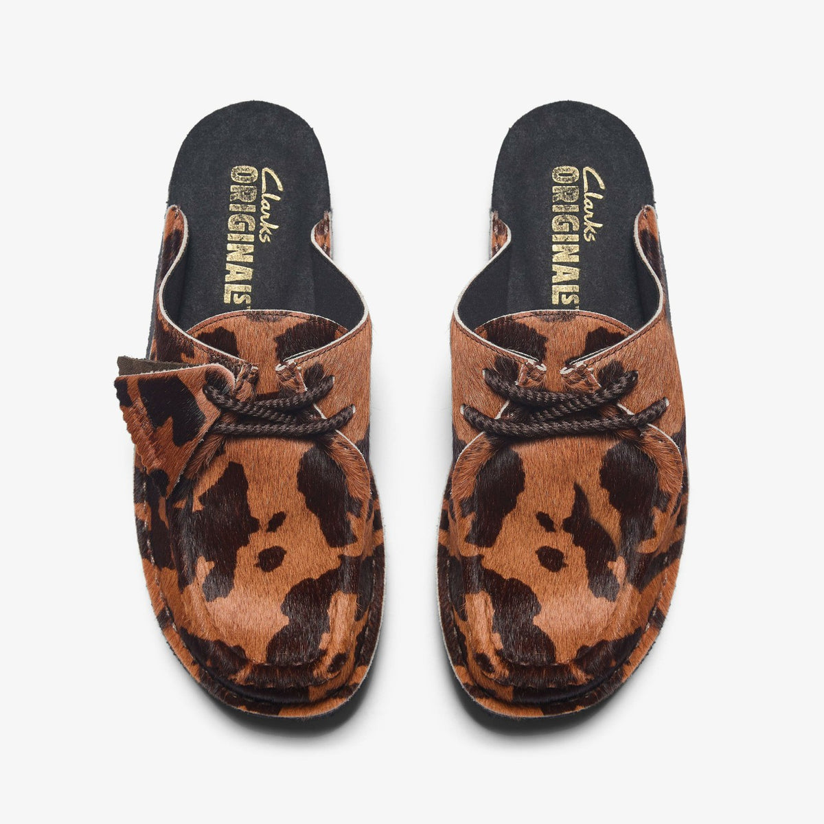 Desert Nomad Mule Brown Cow Print - Clarks Women