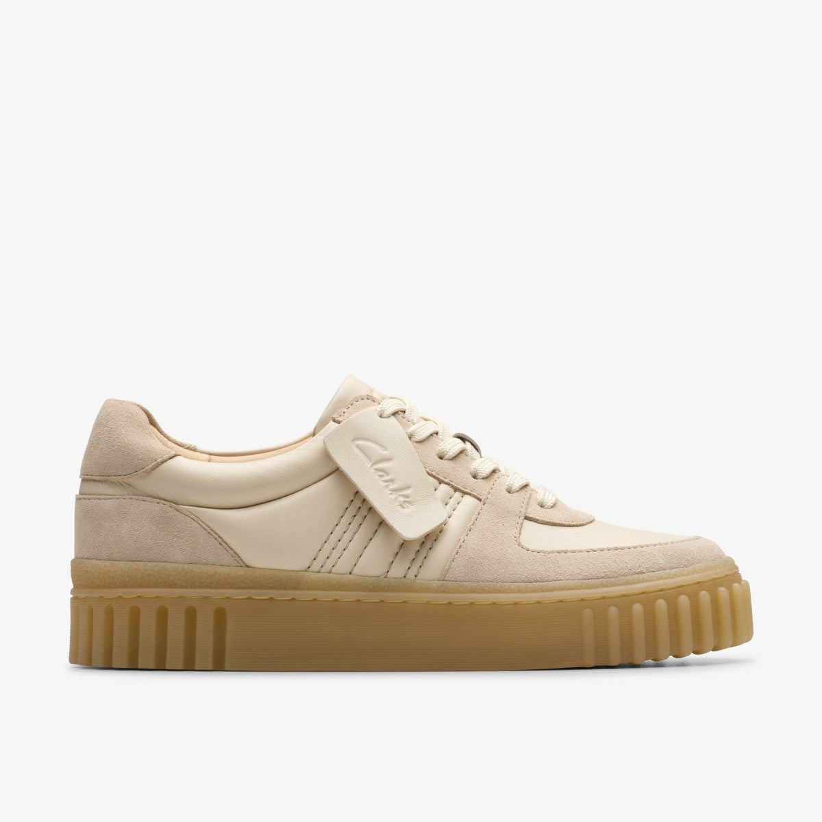 Mayhill Lace Sand Combination Leather - Clarks Women