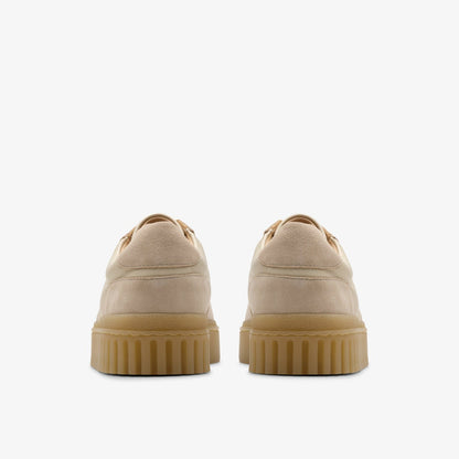 Mayhill Lace Sand Combination Leather - Clarks Women