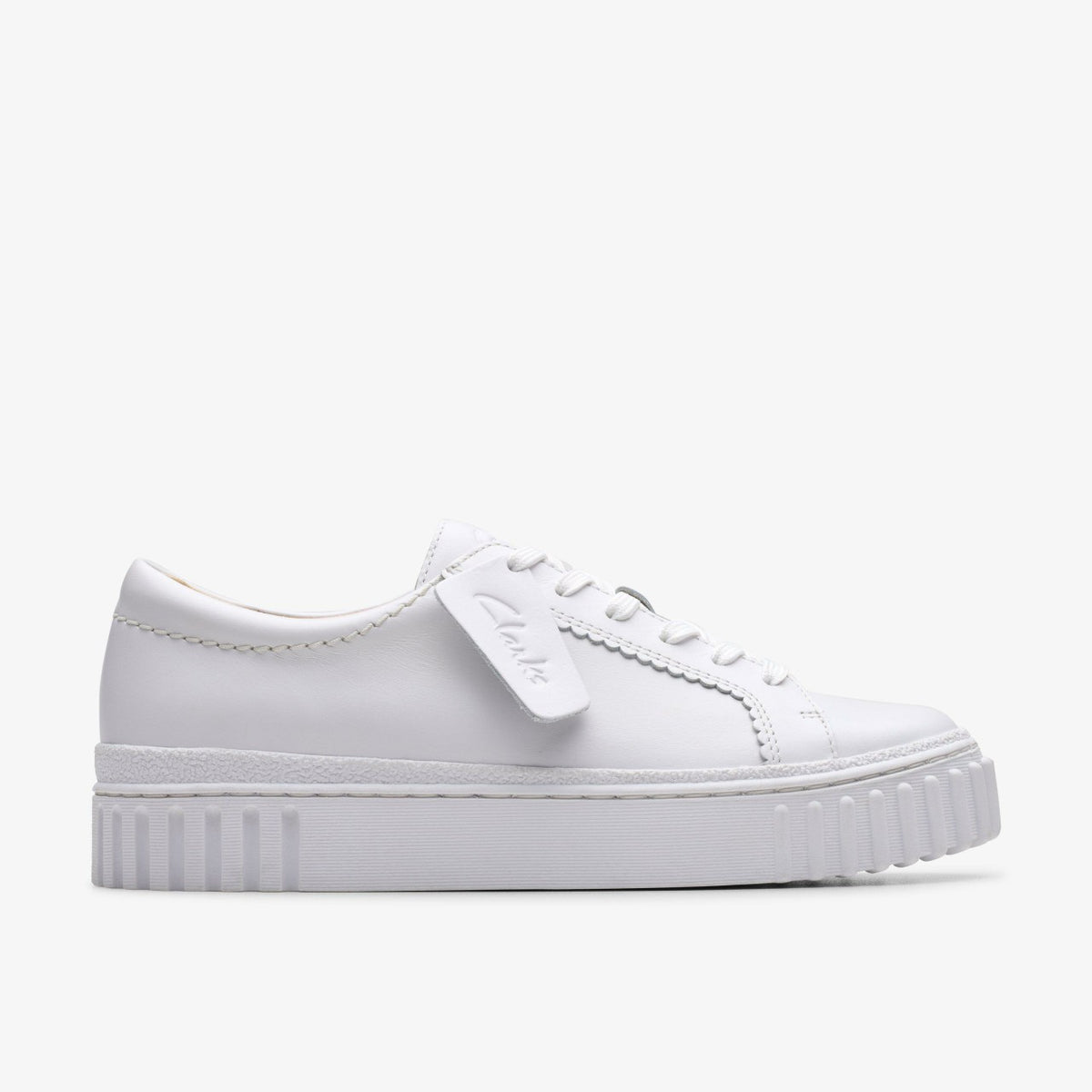 Mayhill Walk White Leather - Clarks Women