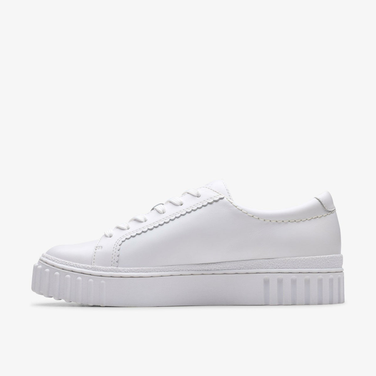Mayhill Walk White Leather - Clarks Women