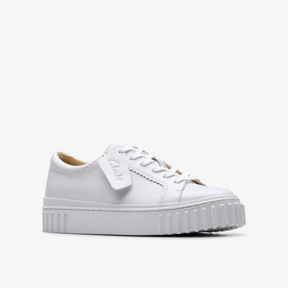 Mayhill Walk White Leather - Clarks Women