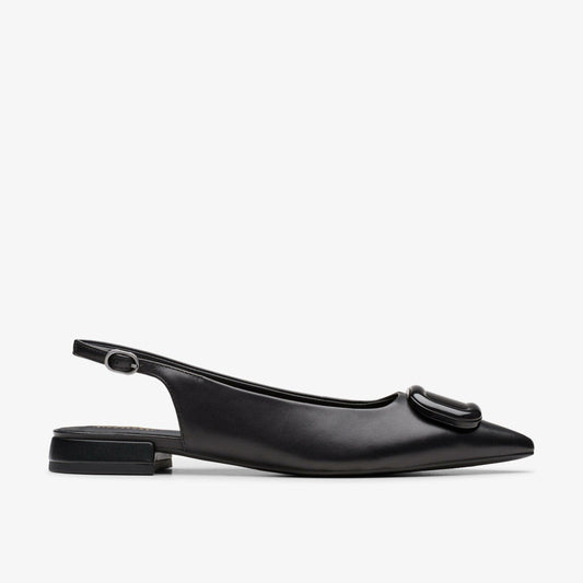 Sensa 15 Trim Black Leather - Clarks Women