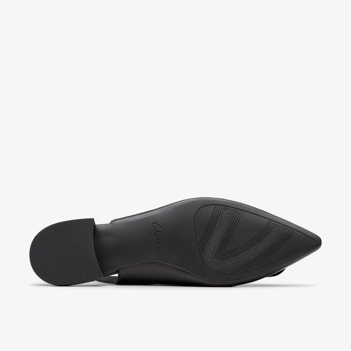 Sensa 15 Trim Black Leather - Clarks Women