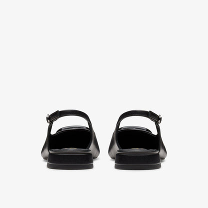 Sensa 15 Trim Black Leather - Clarks Women