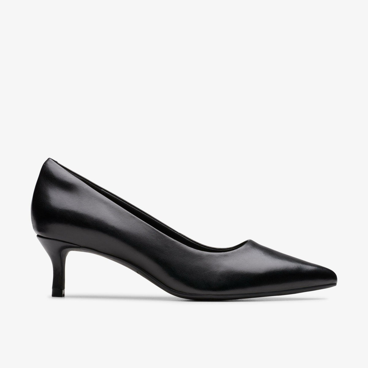 Zarey Court Black Leather - Clarks Women