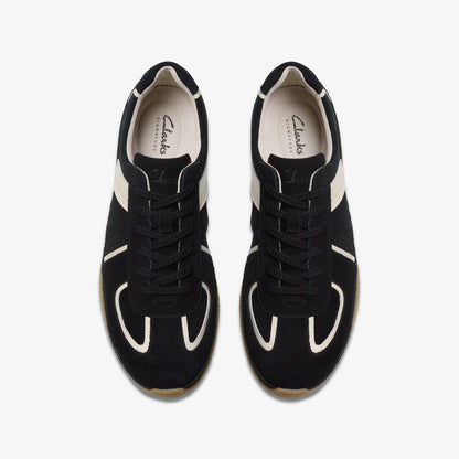 Meridor Lo Black Combination Suede - Clarks Women