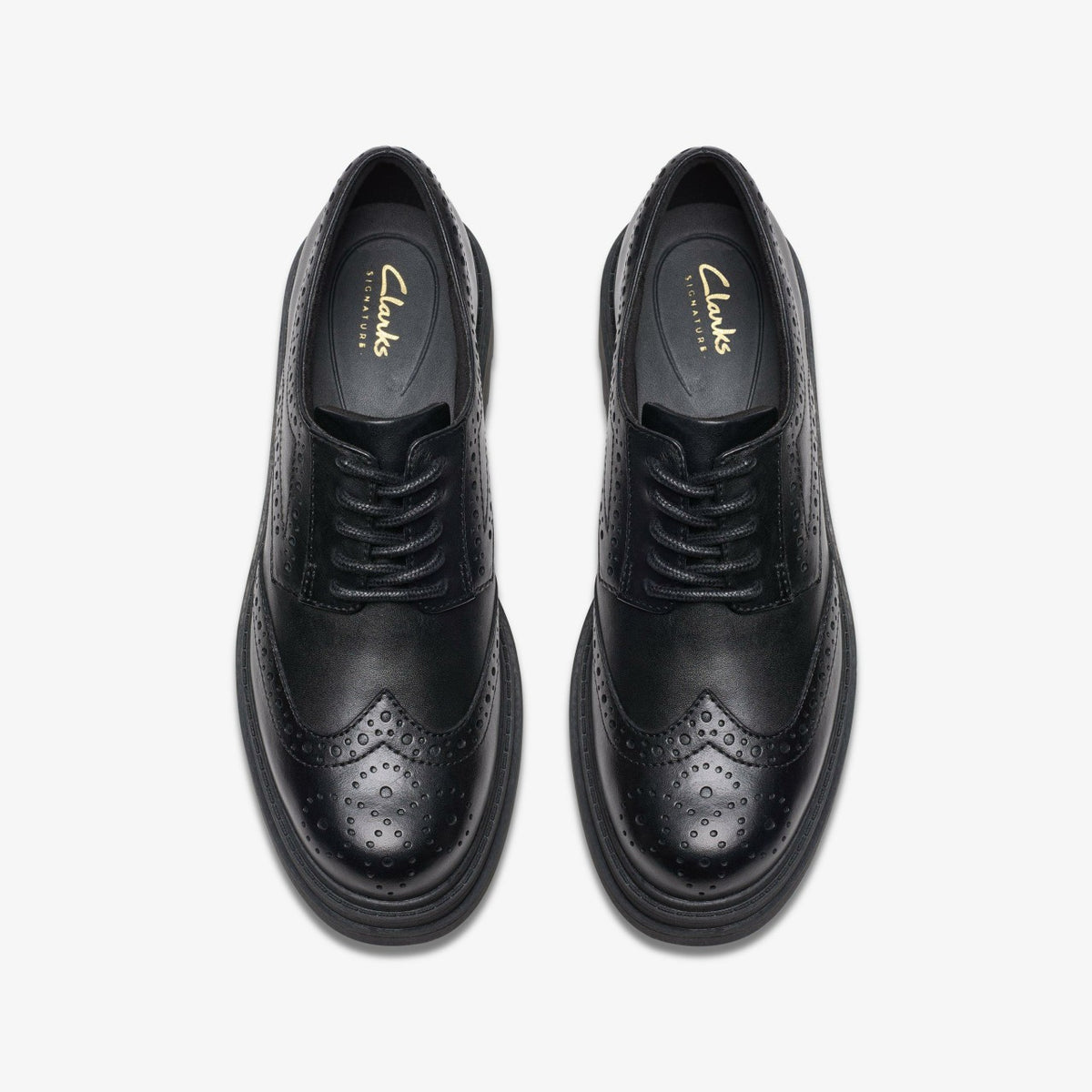 Orinoco3 Derby Black Leather - Clarks Women