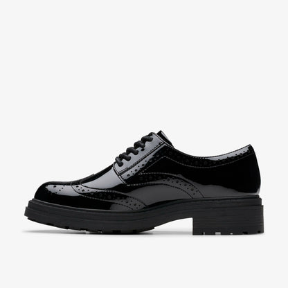 Orinoco3 Derby Black Patent - Clarks Women