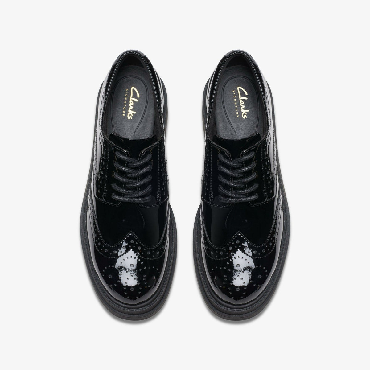 Orinoco3 Derby Black Patent - Clarks Women