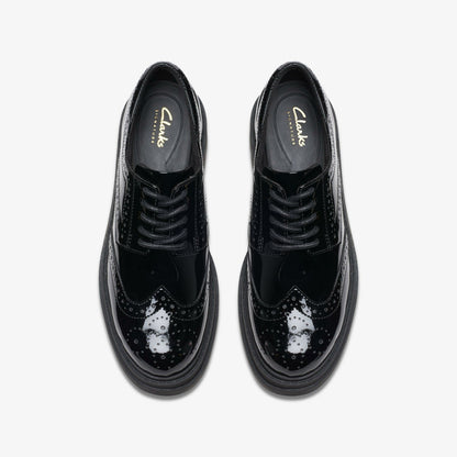 Orinoco3 Derby Black Patent - Clarks Women