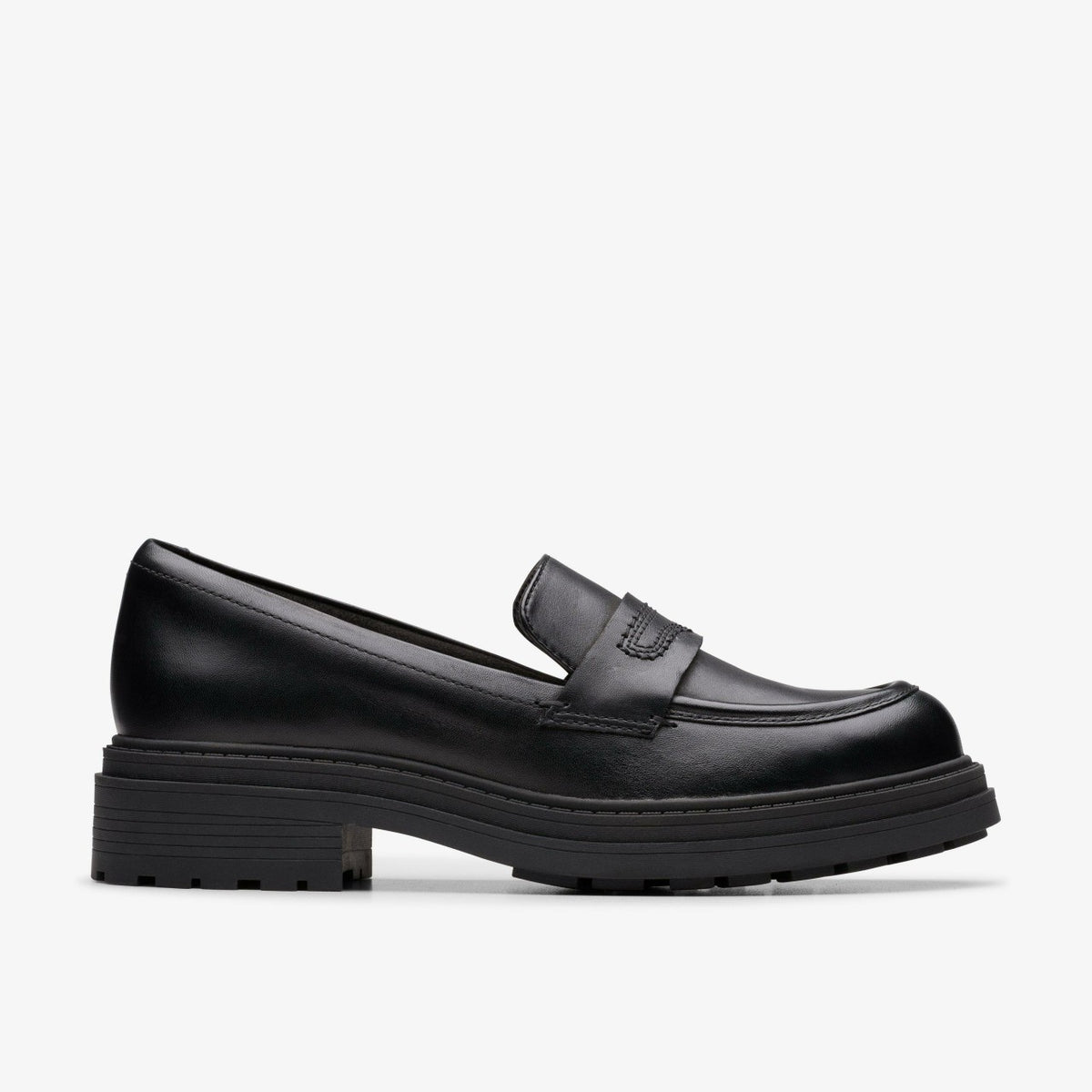 Orinoco3 Edge Black Leather - Clarks Women