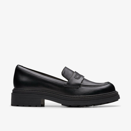 Orinoco3 Edge Black Leather - Clarks Women