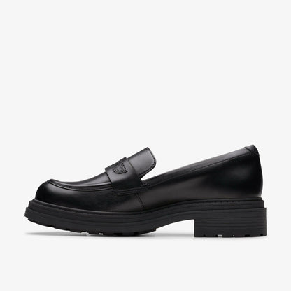 Orinoco3 Edge Black Leather - Clarks Women