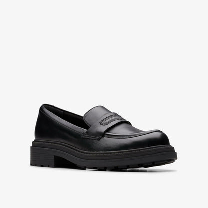 Orinoco3 Edge Black Leather - Clarks Women