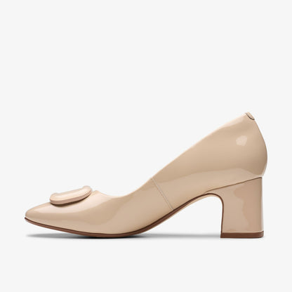 Fernie Trim Sand Patent - Clarks Women