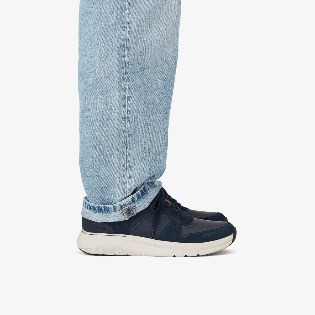 Motion Trek Go Navy Combination - Clarks Men
