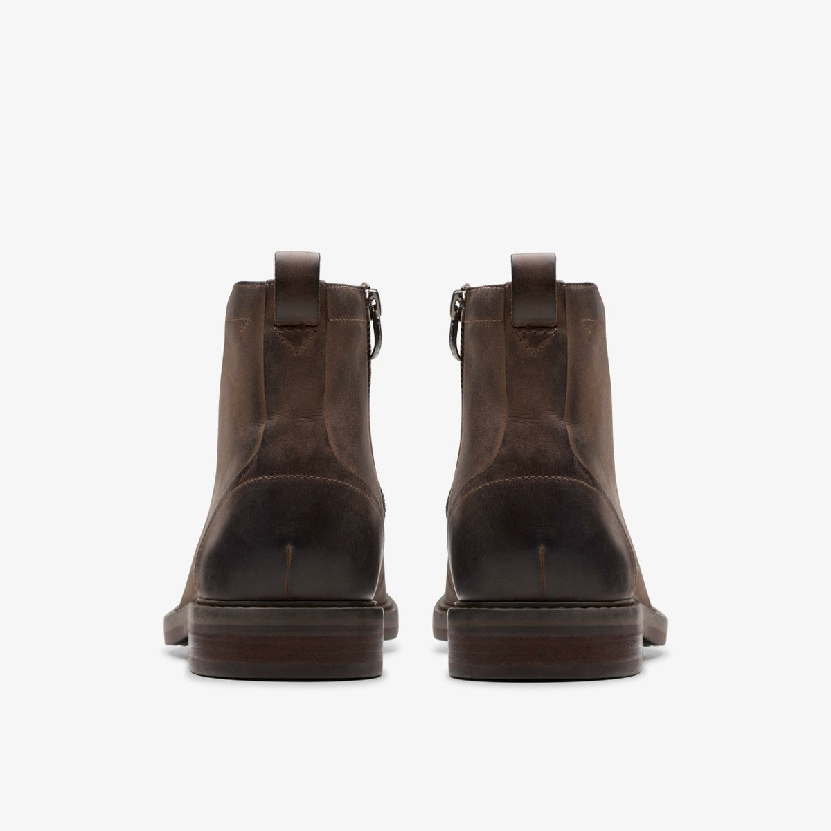 Aldwin Cap Brown Leather - Clarks Men