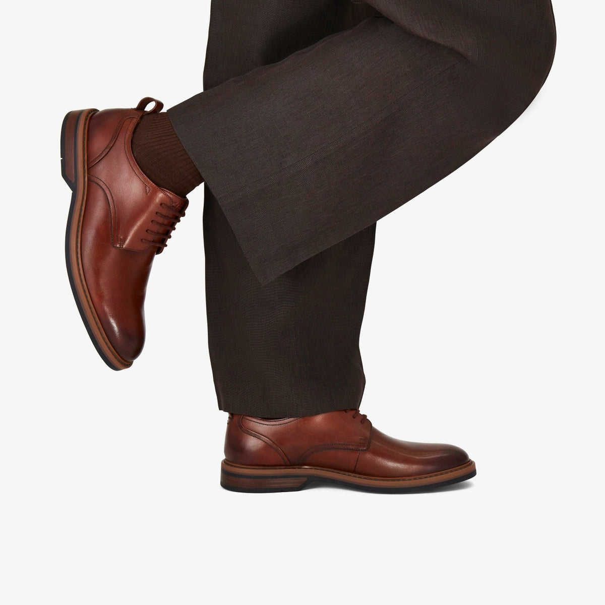 Aldwin Lace Tan Leather - Clarks Men