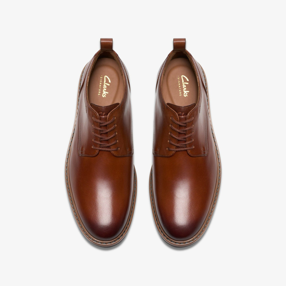 Aldwin Lace Tan Leather - Clarks Men