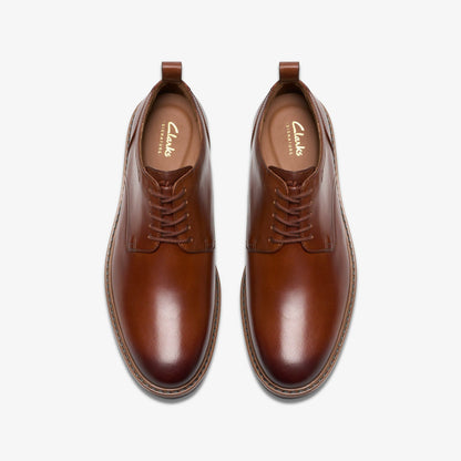 Aldwin Lace Tan Leather - Clarks Men