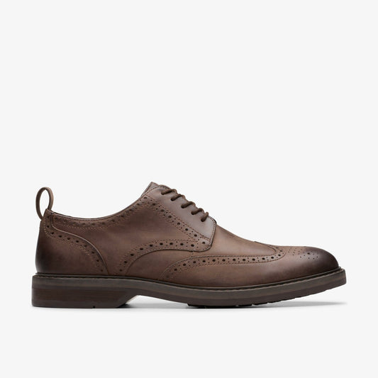 Aldwin Limit Brogue Brown Leather - Clarks Men